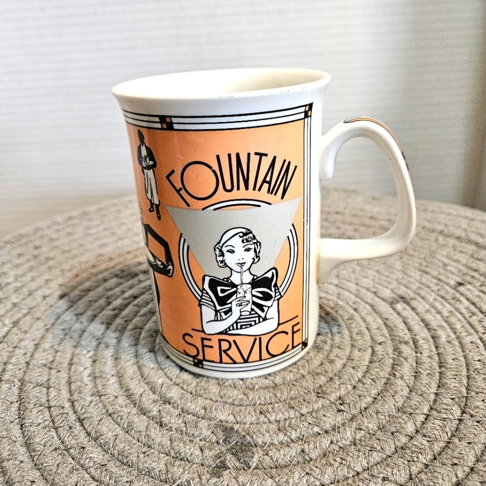 ✨️3for$30✨️ Vintage Style Fountain Service Mug